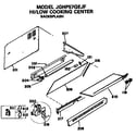 GE JGHP57GEJF backsplash diagram
