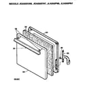 GE JLAS02PN6 door diagram