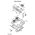 GE JBP22G*R2 cooktop diagram