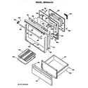 GE JBP55G*R2 door diagram