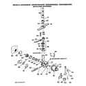 GE GSD2910S45AW motor/pump diagram