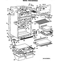 GE TBHA18ZRERAD cabinet parts diagram