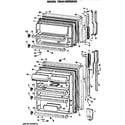 GE TBHA18ZRERAD doors diagram
