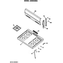 GE JGBS04ER2 cooktop diagram