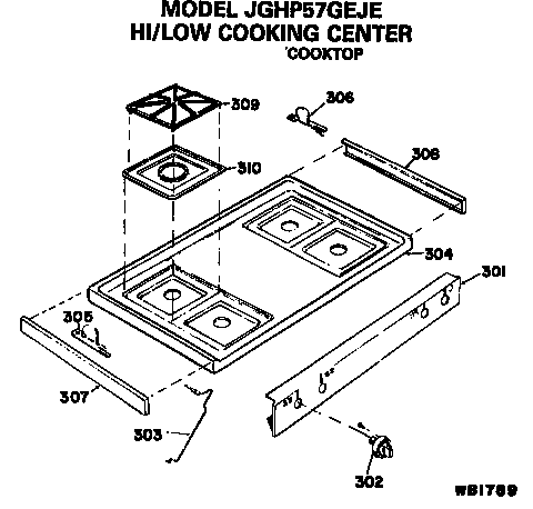 GE JGHP57GEJE null diagram