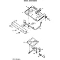 GE JGBC15GER2 burner assembly diagram