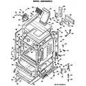GE JGBP30WEP2 cabinet parts diagram