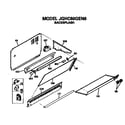 GE JGHC60GEN6 backsplash diagram