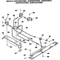 GE JGSP31GEP4 burner assembly diagram