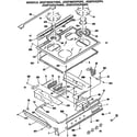 GE JGSP31GEP4 cooktop/controls diagram