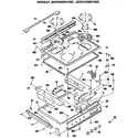 GE JGSP31GER1WG cooktop diagram