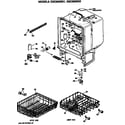 GE GSC820S01 tub/racks diagram