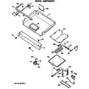 GE JGBP30GEP2 burner assembly diagram