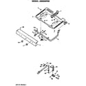 GE JGBS02PN2 burner assembly diagram