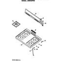 GE JGBS02PN2 cooktop diagram