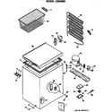 GE CB5DMB freezer diagram