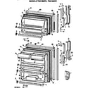GE TBX16DPDRAD doors diagram