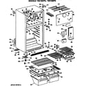 GE TBX16DPDRAD cabinet diagram
