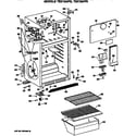 GE TBX16APHRWH cabinet diagram