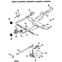 GE JGAS02PN4 burner assembly diagram