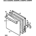 GE JGAS02PN4 door assembly diagram