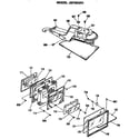 GE JSP39GR1 door diagram
