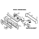 GE WWA8810MAL backsplash diagram
