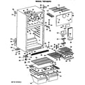 GE TBH15SPERWH cabinet diagram