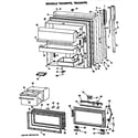 GE TBX25FPKRAD doors diagram