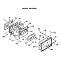 GE JB579GR1 door diagram