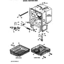 GE GSD725S-40BA tub/racks diagram