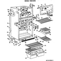 GE TBE21DPERWH cabinet diagram
