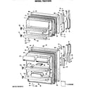 GE TBE21DPERWH doors diagram