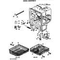 GE GSD970M-01 tub/racks diagram