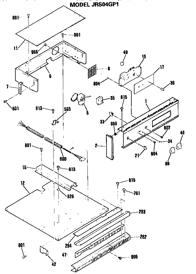 GE JRS04GP1 control diagram