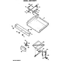 GE JGBC16GEP1 burner assembly diagram