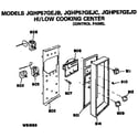 GE JGHP57GEJC control panel diagram