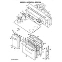 GE JCP67H4 cooktop diagram