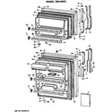 GE TBH18DPERHA doors diagram