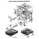GE GSD2800P25 tub/racks diagram