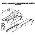 GE JGHC60GEN1 backsplash diagram