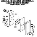 GE JGHC56GEJA upper control panel diagram