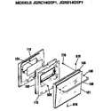GE JGRC14GEP1 door diagram