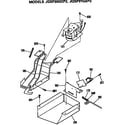 GE JGSP30GEP2 lock box/motor assembly diagram