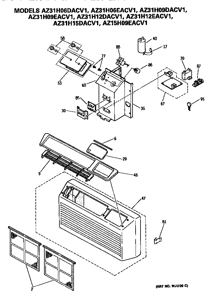 GE AZ31H09EACV1 control box diagram