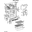 GE TBX16APDLAD cabinet diagram