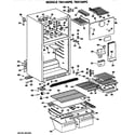 GE TBX14DPCRHA cabinet diagram