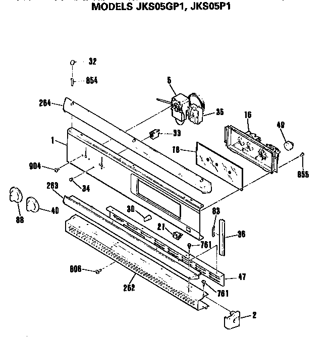 GE JKS05GP1 control diagram