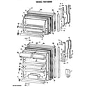 GE TBX14DMERWH doors diagram