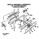 GE JGBP26GEJ9 backsplash assembly diagram